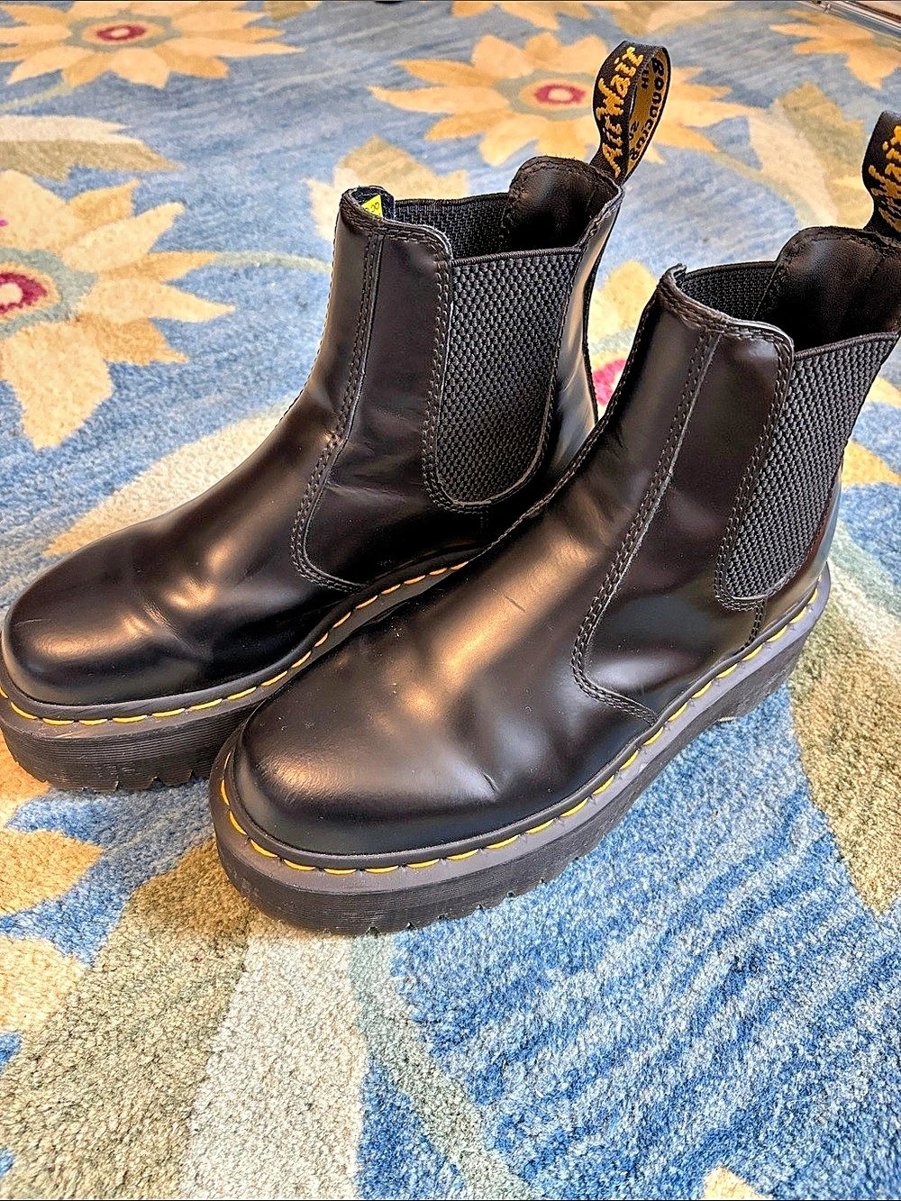 Dr. Martens 2976 Quad Platform Chelsea Boots Black Chelsea Boots US 7